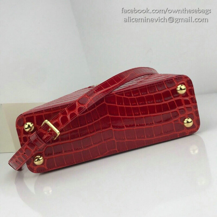 Louis Vuitton Calfskin Capucines Mini Red N94227