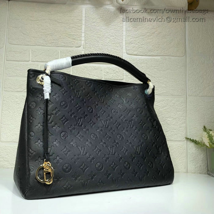 Louis Vuitton Monogram Empreinte Artsy MM Noir M41066