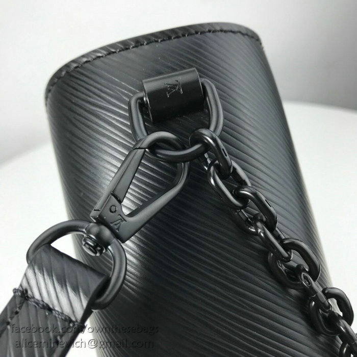 Louis Vuitton Epi Leather Twist MM Black M50282