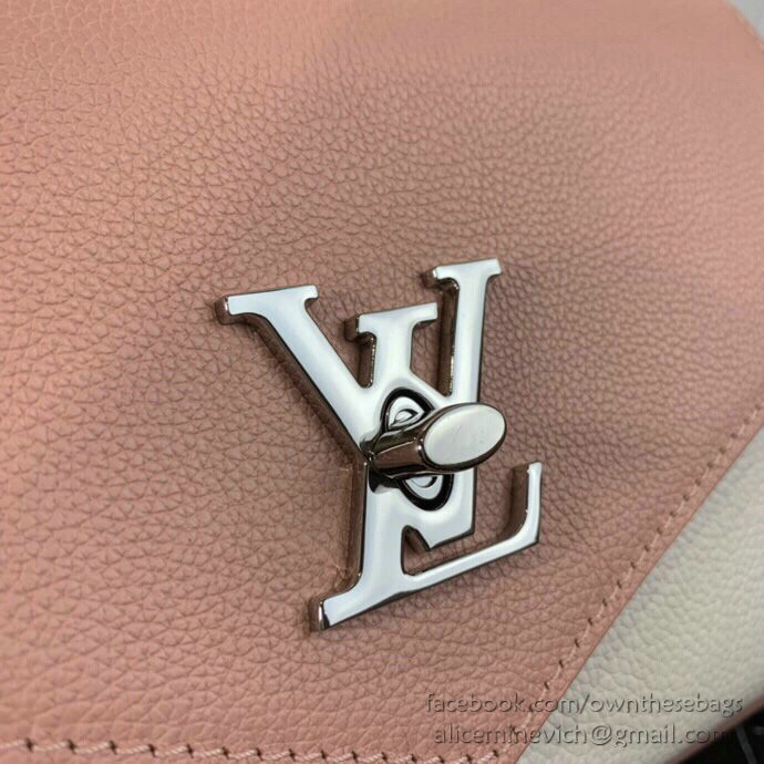 Louis Vuitton Soft Calfskin Mylockme BB Nude M51419