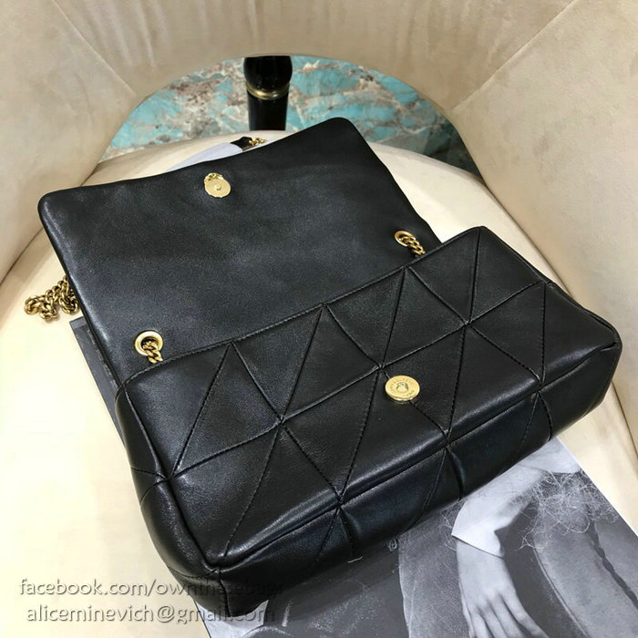 Saint Laurent Lambskin Jamie Medium Bag Black 515821