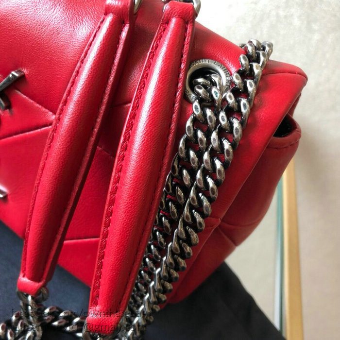 Saint Laurent Lambskin Jamie Small Bag Red 515820