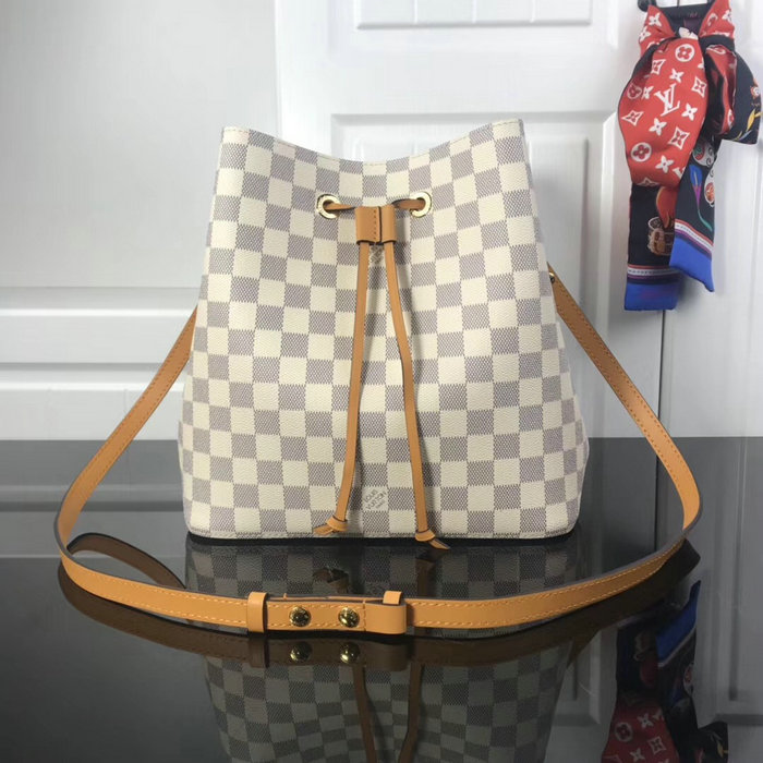 Louis Vuitton Damier Azur Canvas Neonoe Yellow N40153