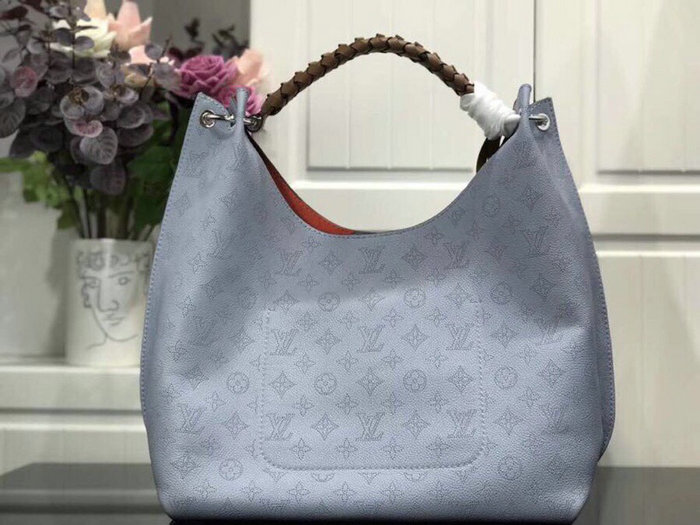 Louis Vuitton Mahina Leather Carmel Blue M53188