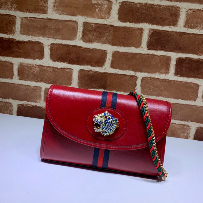 Gucci Rajah Small Shoulder Bag Red 570145