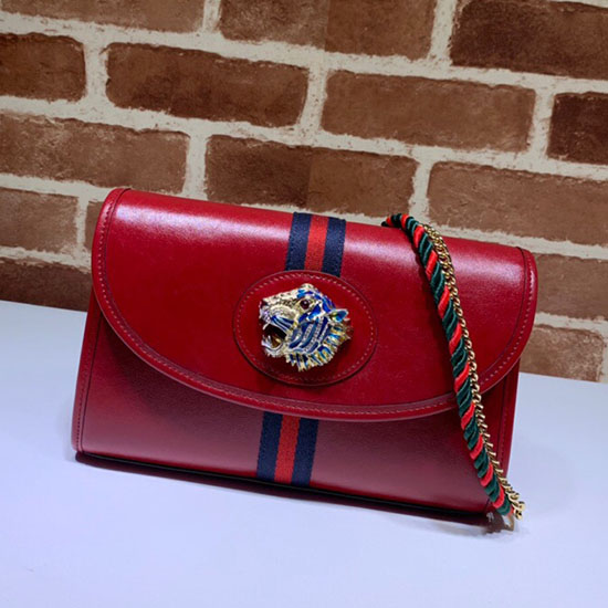 Gucci Rajah Small Shoulder Bag Red 570145