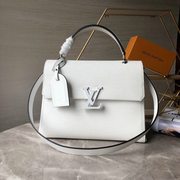 Louis Vuitton Epi Leather Grenelle MM White M53690