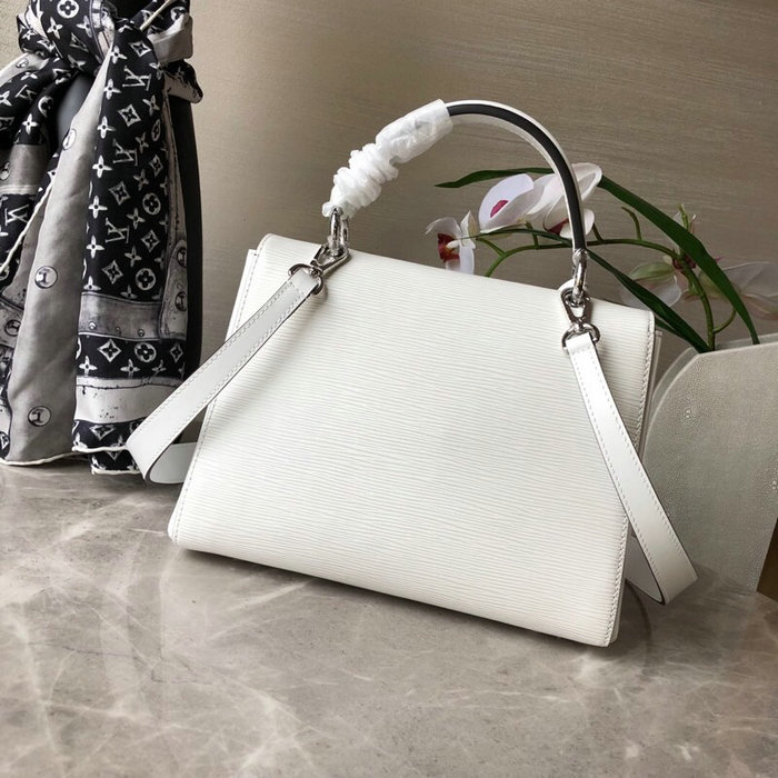 Louis Vuitton Epi Leather Grenelle PM White M53694