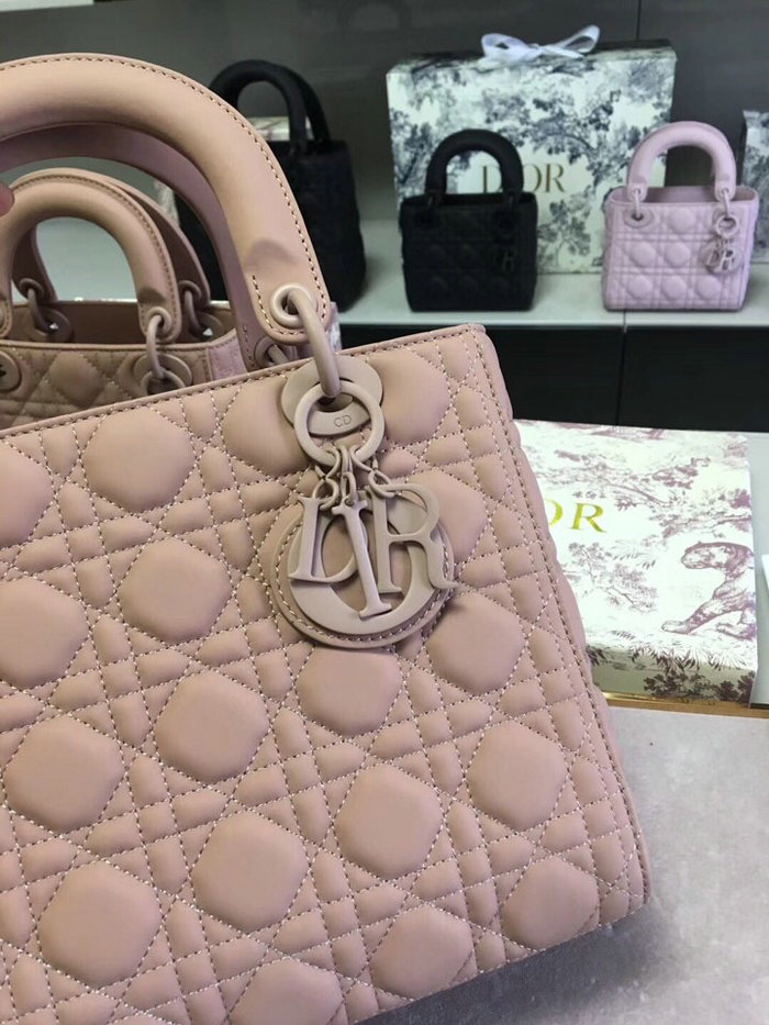 Lady Dior Ultra-Matte Bag Nude D92401