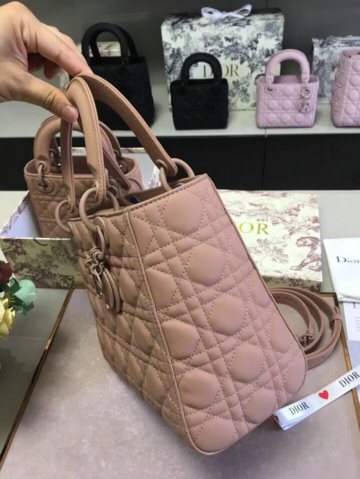 Lady Dior Ultra-Matte Bag Nude D92401