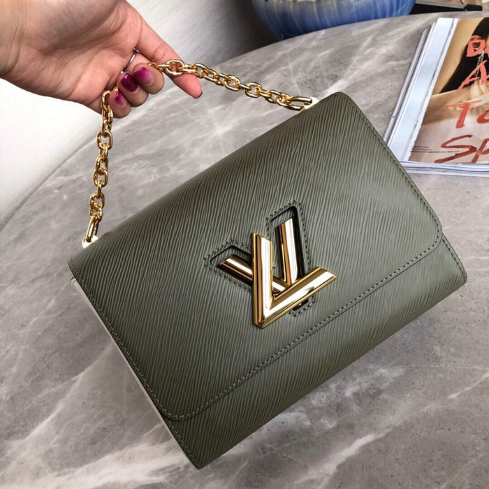 Louis Vuitton Twist MM Green M53597