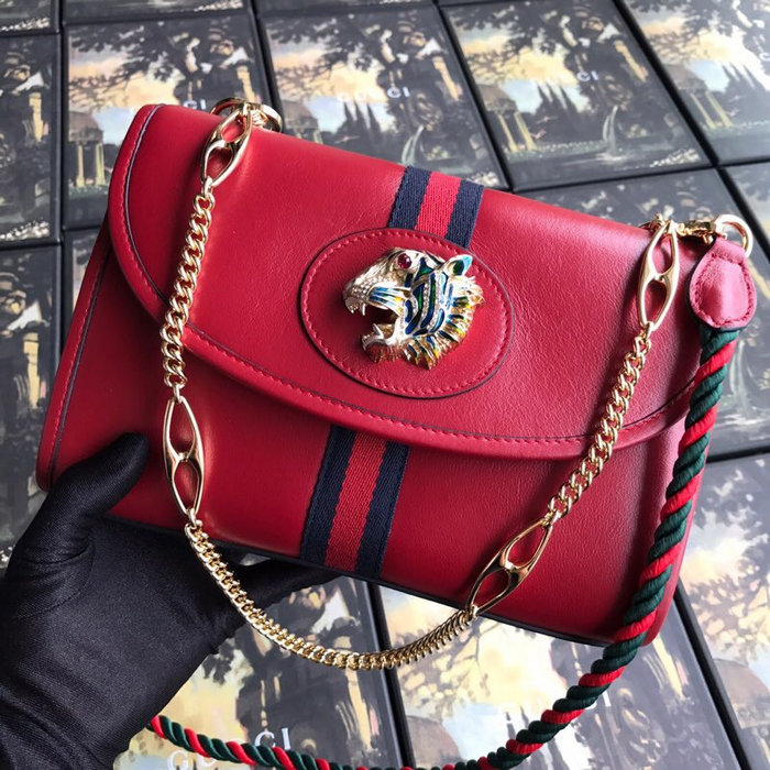 Gucci Rajah Medium Shoulder Bag Red 564697