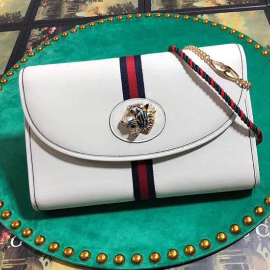 Gucci Rajah Medium Shoulder Bag White 564697