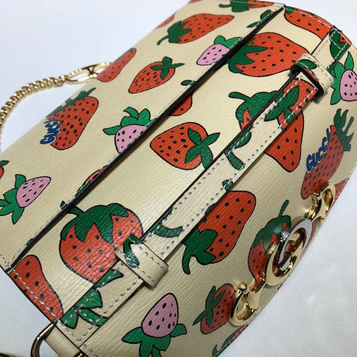 Gucci Zumi Strawberry Print Mini Bag 564718