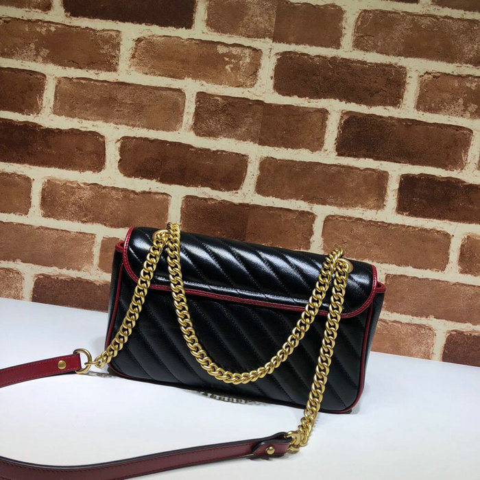 Gucci GG Marmont Medium shoulder bag Black 443497