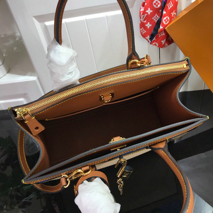 Louis Vuitton City Steamer MM Cream and Blue M55062