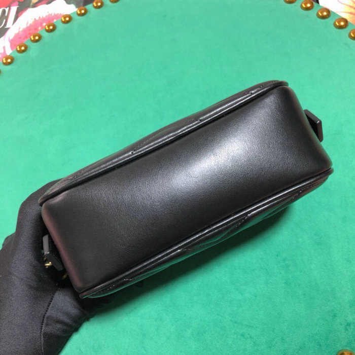 Gucci GG Marmont Matelasse Mini Bag Black 448065