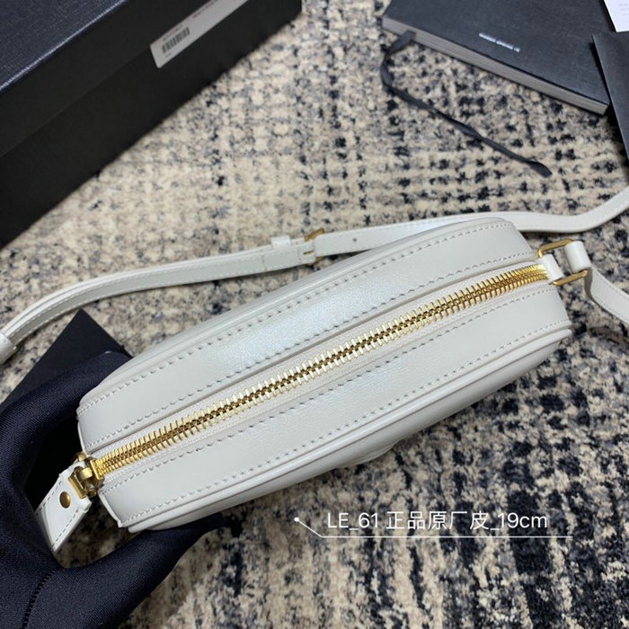 Saint Laurent Le 61 Camera Bag White 582673