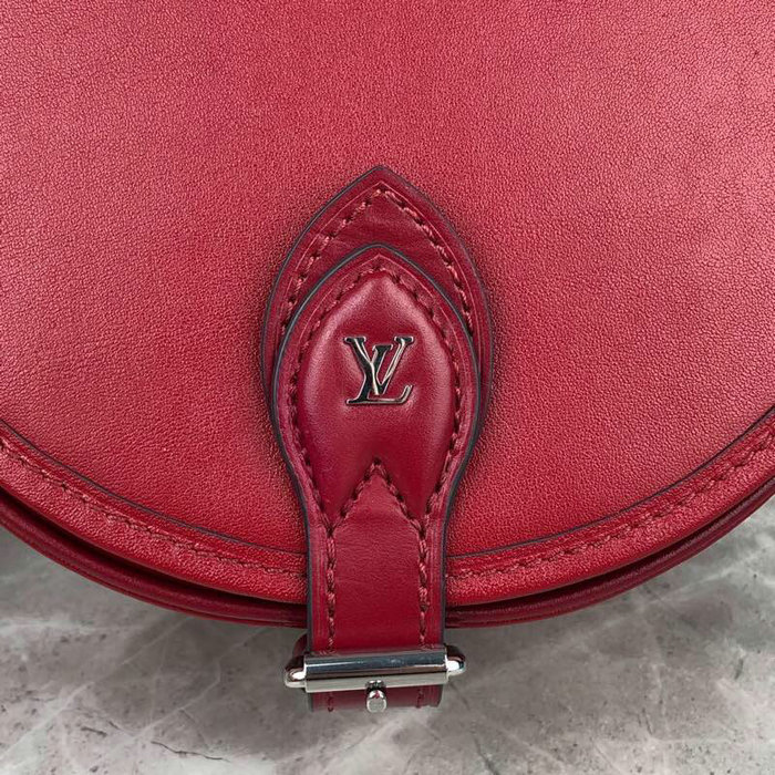 Louis Vuitton Smooth Calf Leather Tambourin Red M55505