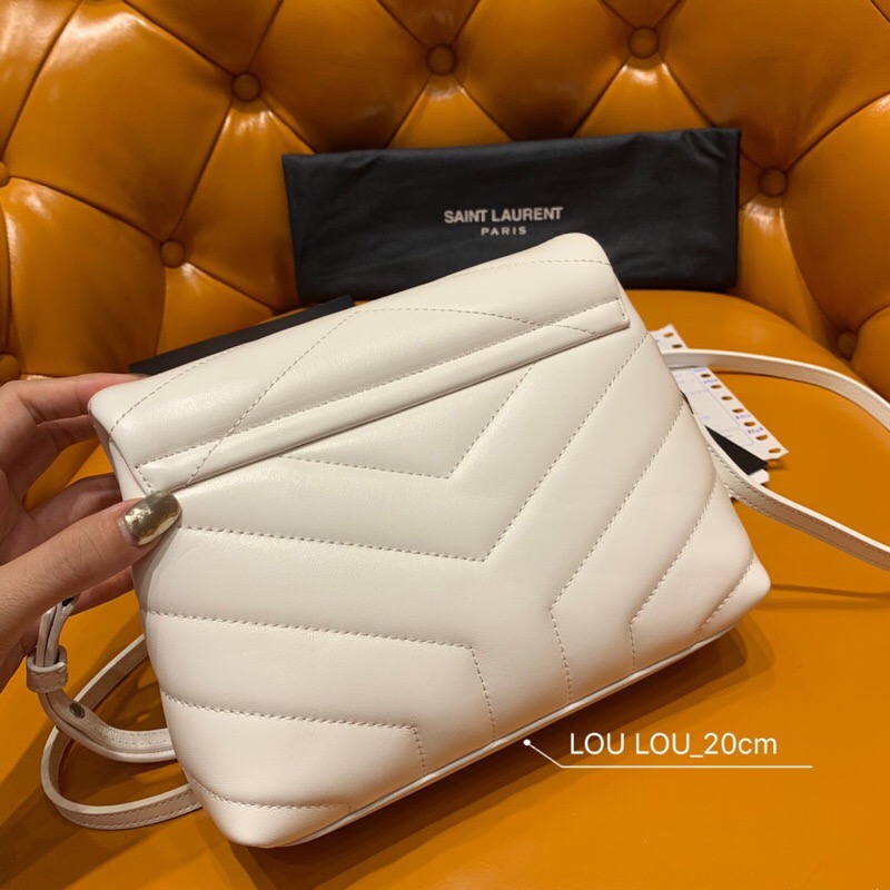 Saint Laurent Loulou Toy Bag White 467072