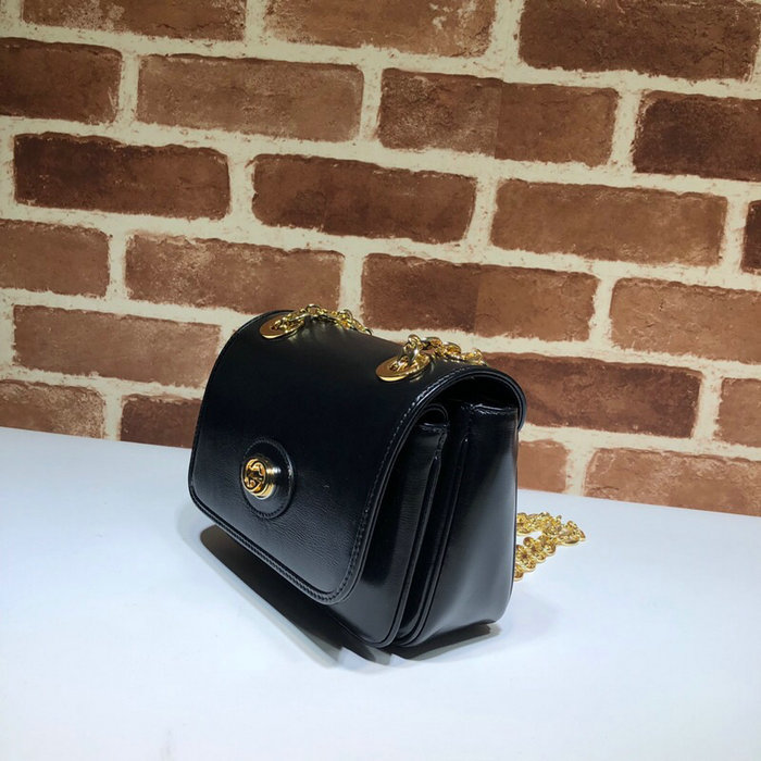 Gucci Leather Mini Shoulder Bag Black 576423