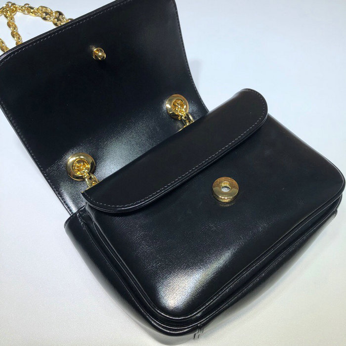 Gucci Leather Mini Shoulder Bag Black 576423