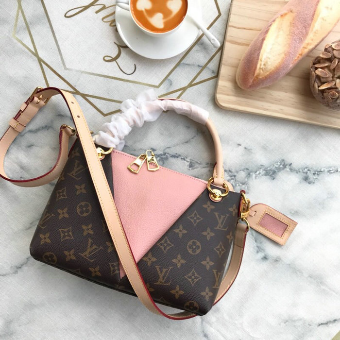 Louis Vuitton Monogram Canvas V Tote BB Pink M43976