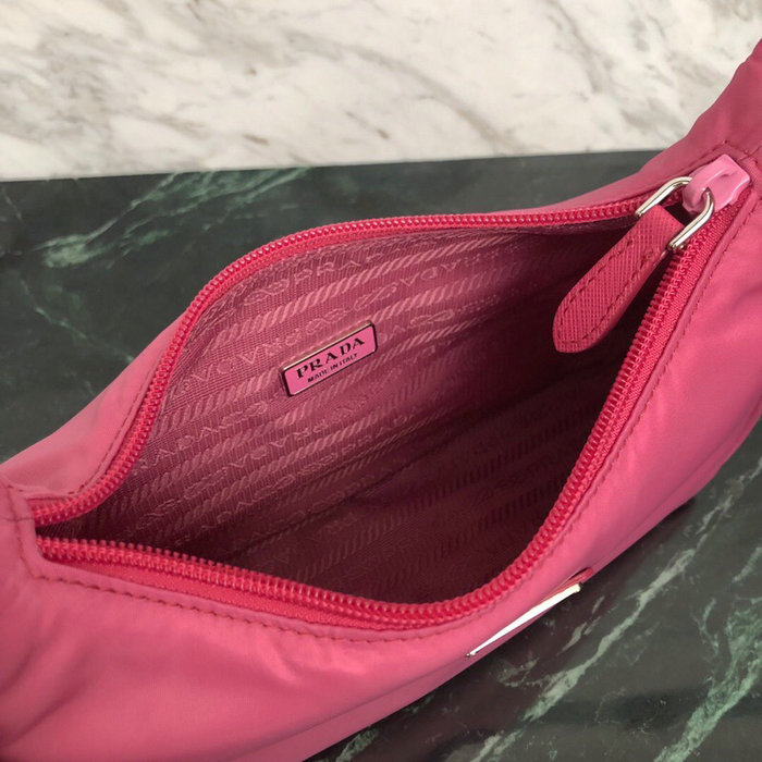 Prada Nylon Hobo Bag Pink 1NE515