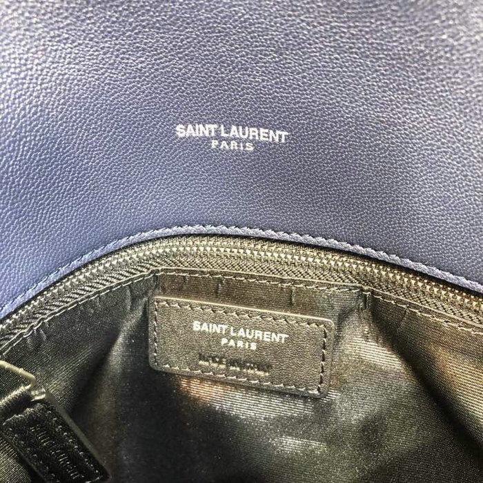 Saint Laurent Loulou Puffer Small Bag Blue 577476