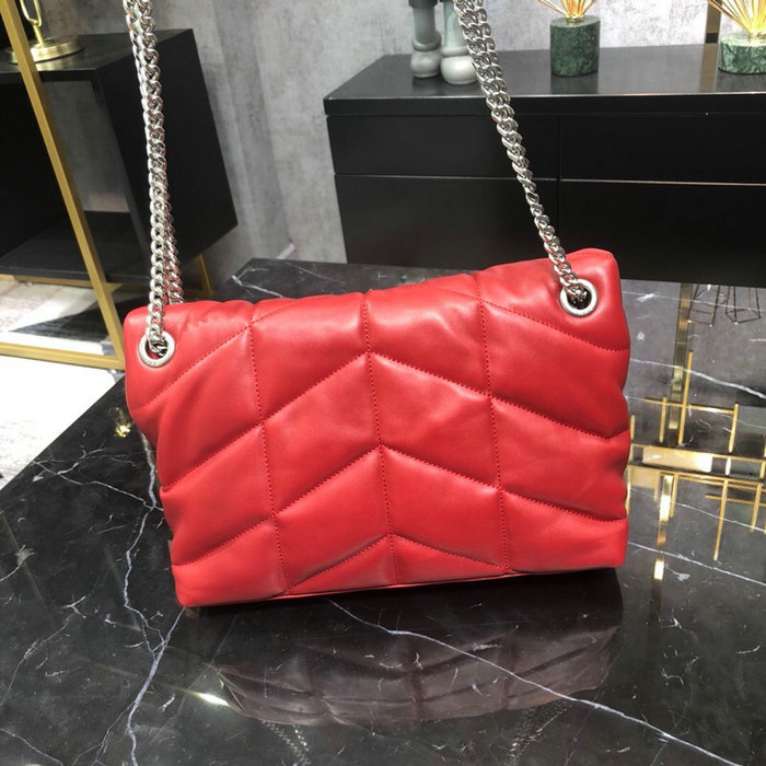 Saint Laurent Loulou Puffer Small Bag Red 577476