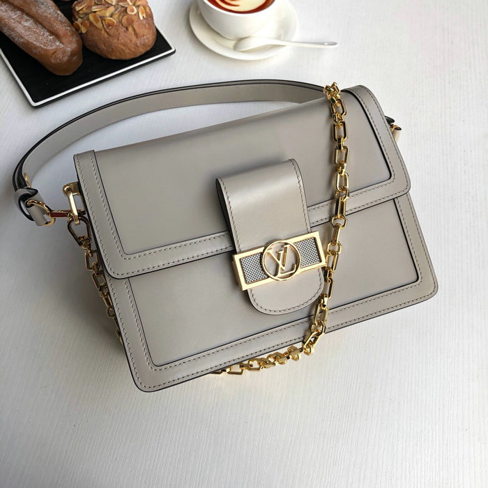 Louis Vuitton Dauphine MM Grey M55835