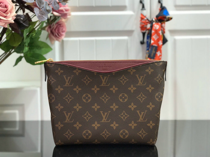 Louis Vuitton Monogram Canvas Pallas Beauty Case Burgundy M64123