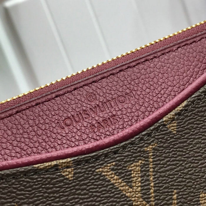 Louis Vuitton Monogram Canvas Pallas Beauty Case Burgundy M64123