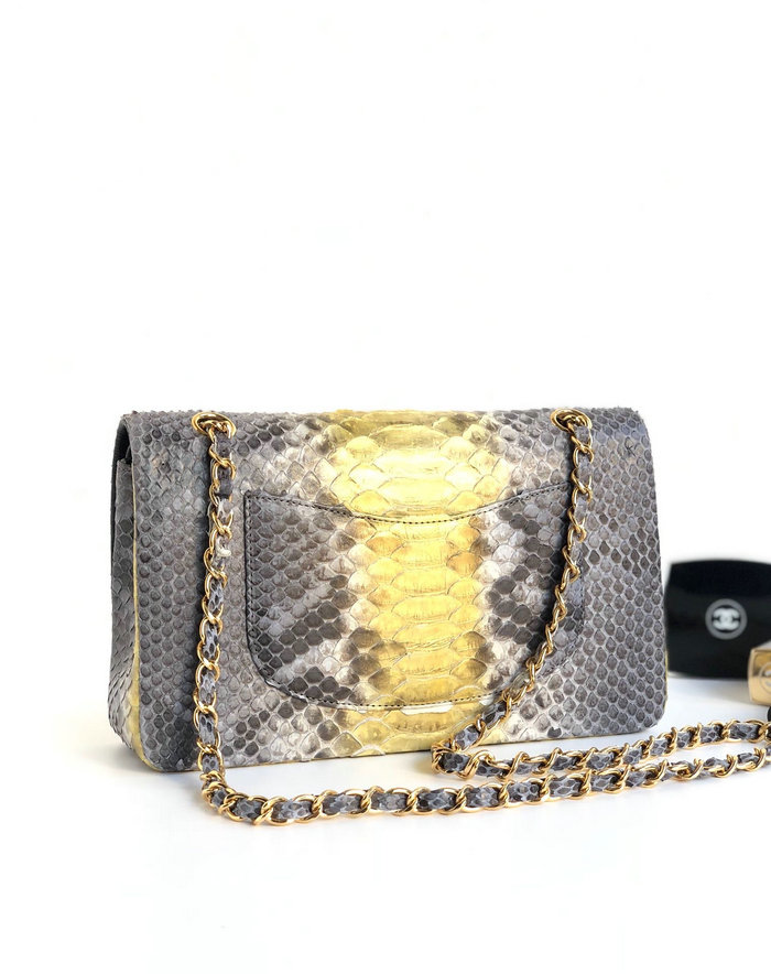 Chanel Snake Leather Shoulder Bag CF03114