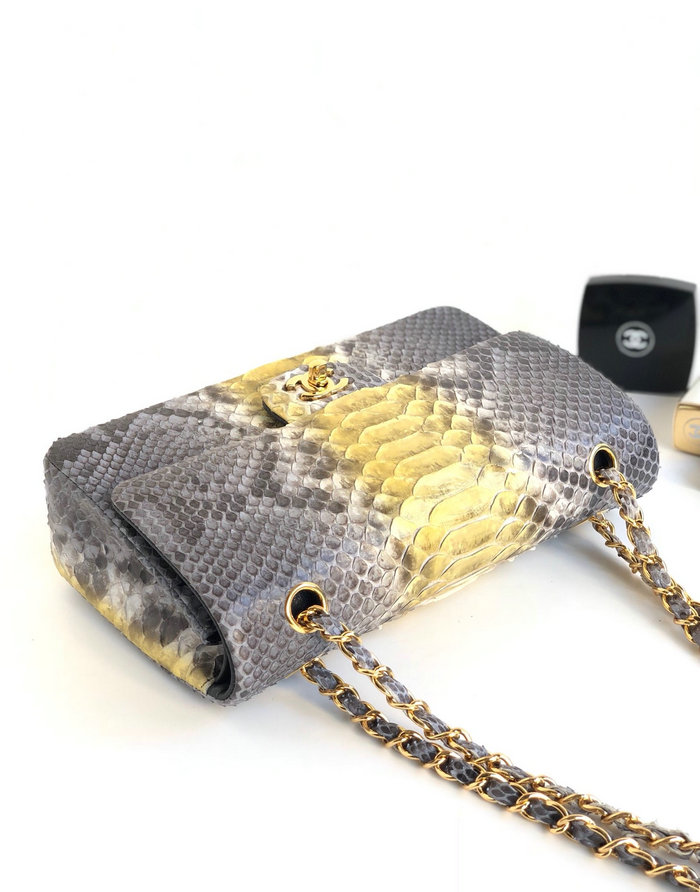 Chanel Snake Leather Shoulder Bag CF03114