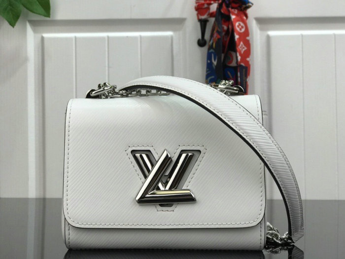 Louis Vuitton Epi Leather Twist Mini White M56117