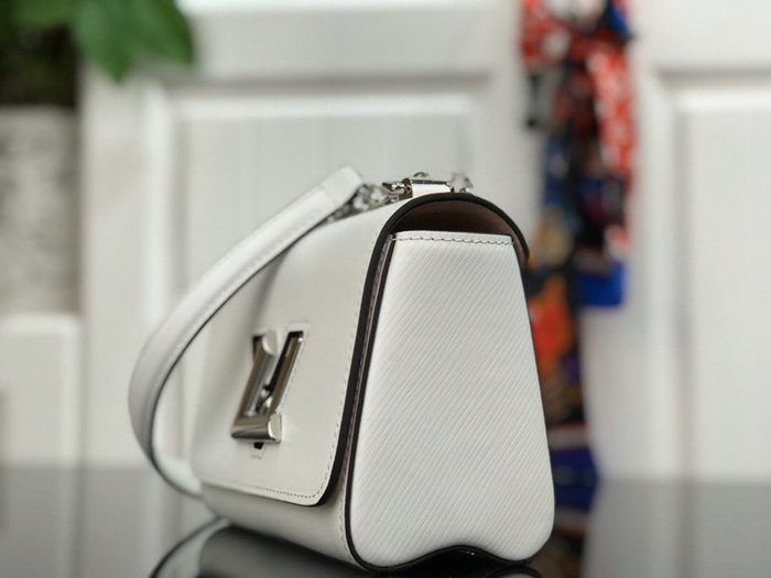 Louis Vuitton Epi Leather Twist Mini White M56117