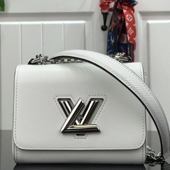 Louis Vuitton Epi Leather Twist Mini White M56117