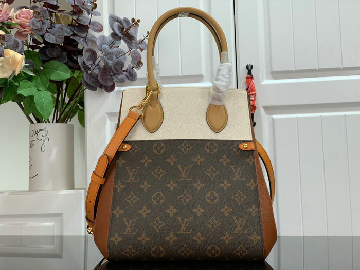 Louis Vuitton Fold Tote MM Brown M45409