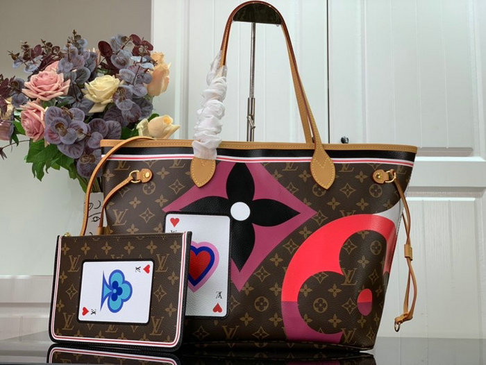 Louis Vuitton Game On Neverfull MM Tote Bag M57452