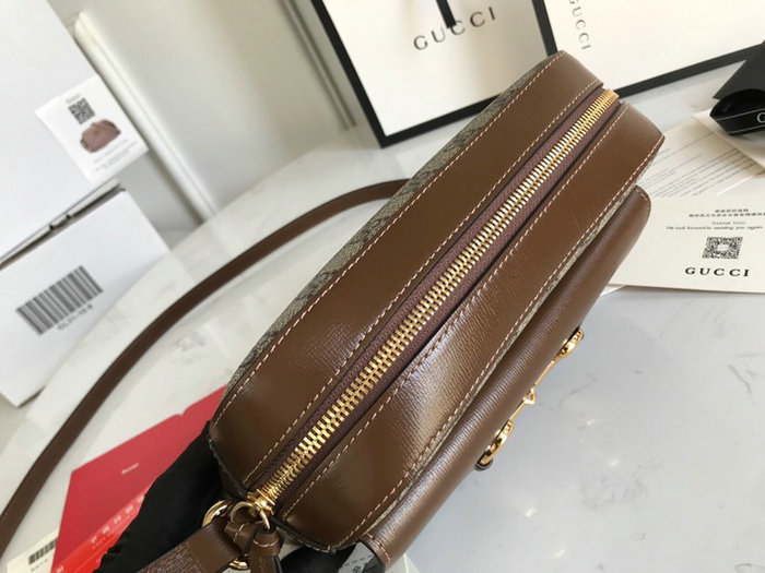 Gucci Horsebit 1955 Small Shoulder Bag Brown 645454