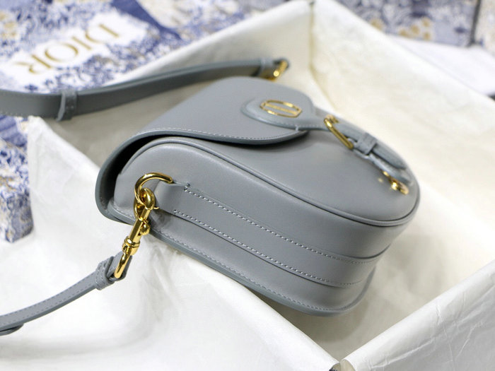 Medium Dior Box Calfskion Bobby Bag Grey M9319