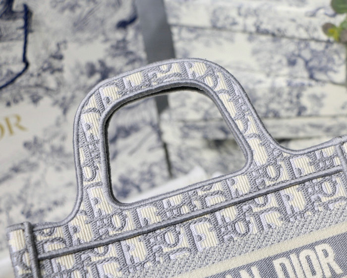 Dior Mini Book Tote Grey M1286