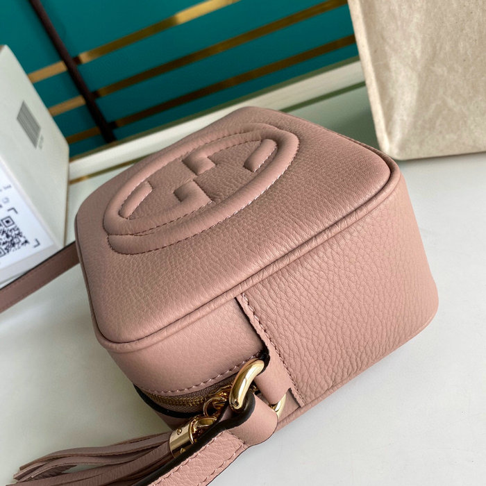 Gucci Soho Leather Disco Bag Pink 308364