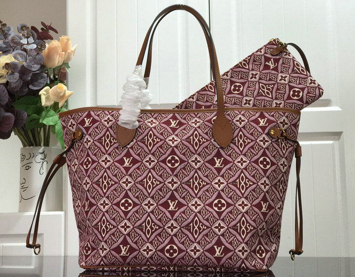 Louis Vuitton SINCE 1854 NEVERFULL MM Bordeaux M57230