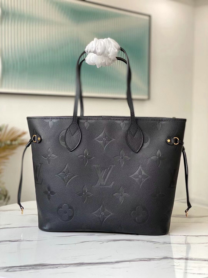 Louis Vuitton Neverfull MM Tote Bag Black M45684