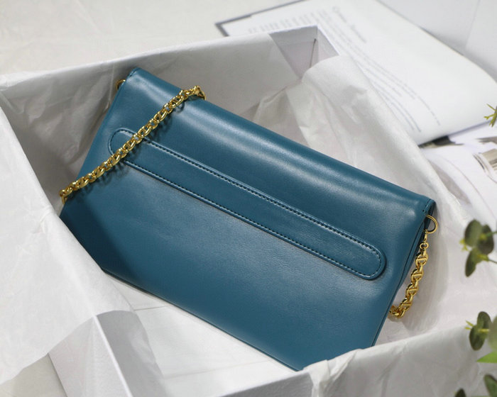 Dior Medium Diordouble Bag Blue M8018