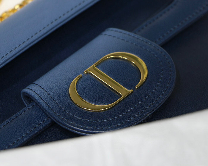 Dior Medium Diordouble Bag Deep Blue M8018