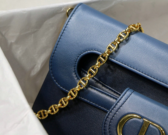 Dior Medium Diordouble Bag Deep Blue M8018