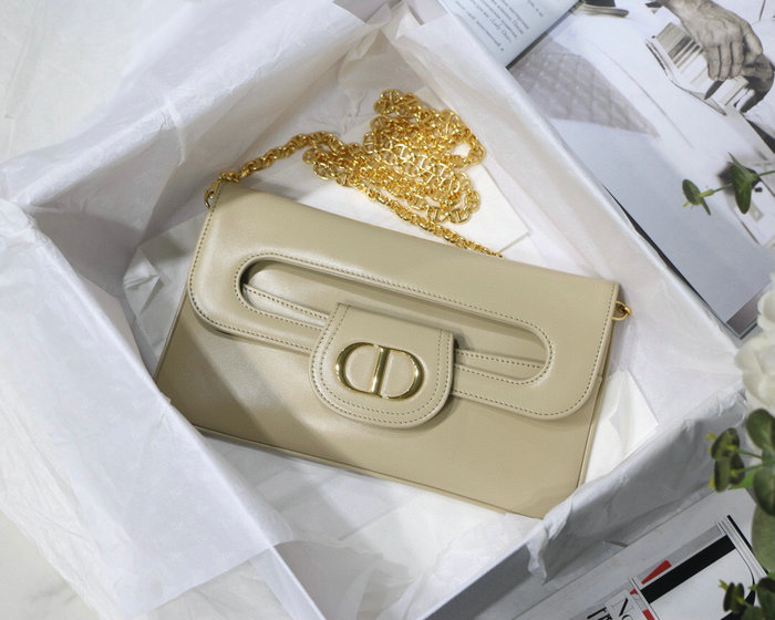 Dior Medium Diordouble Bag White M8018